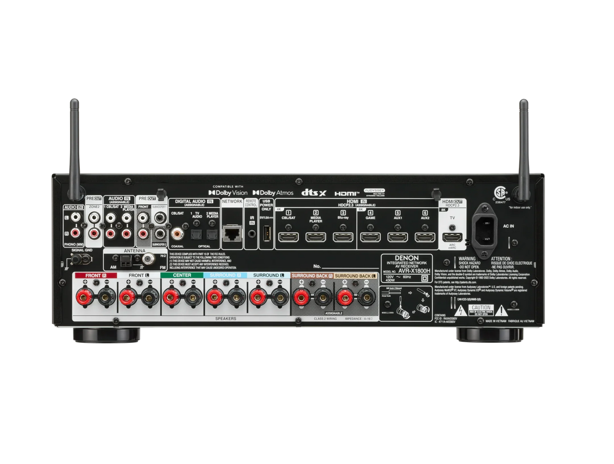Denon - AVR-X1800H