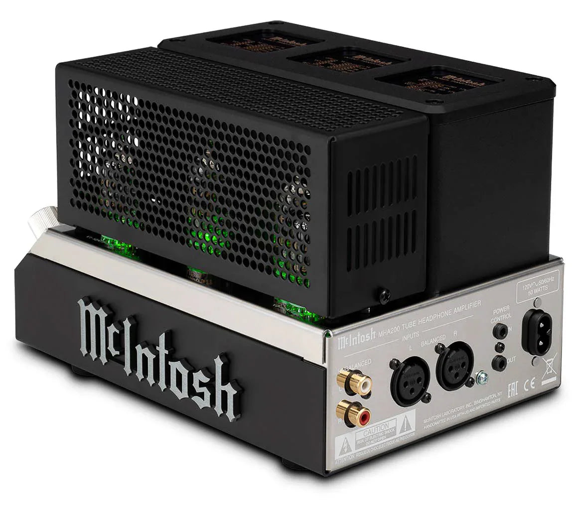 Treat Your Headphones to McIntosh Vacuum Tube Amplification. The MHA200 Vacuum Tube Headphone Amplifier is designed for discerning headphone enthusiasts who demand the most from their headphones. Its versatile set of connectivity options, including balanced inputs and outputs, allows for nearly all headphone types to be connected to enjoy an extraordinary personal listening experience.