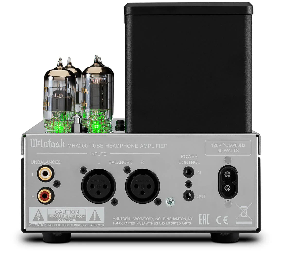 Treat Your Headphones to McIntosh Vacuum Tube Amplification. The MHA200 Vacuum Tube Headphone Amplifier is designed for discerning headphone enthusiasts who demand the most from their headphones. Its versatile set of connectivity options, including balanced inputs and outputs, allows for nearly all headphone types to be connected to enjoy an extraordinary personal listening experience.
