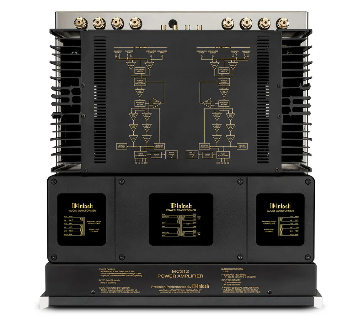 McIntosh - MC312 2-Channel Solid State Amplifier